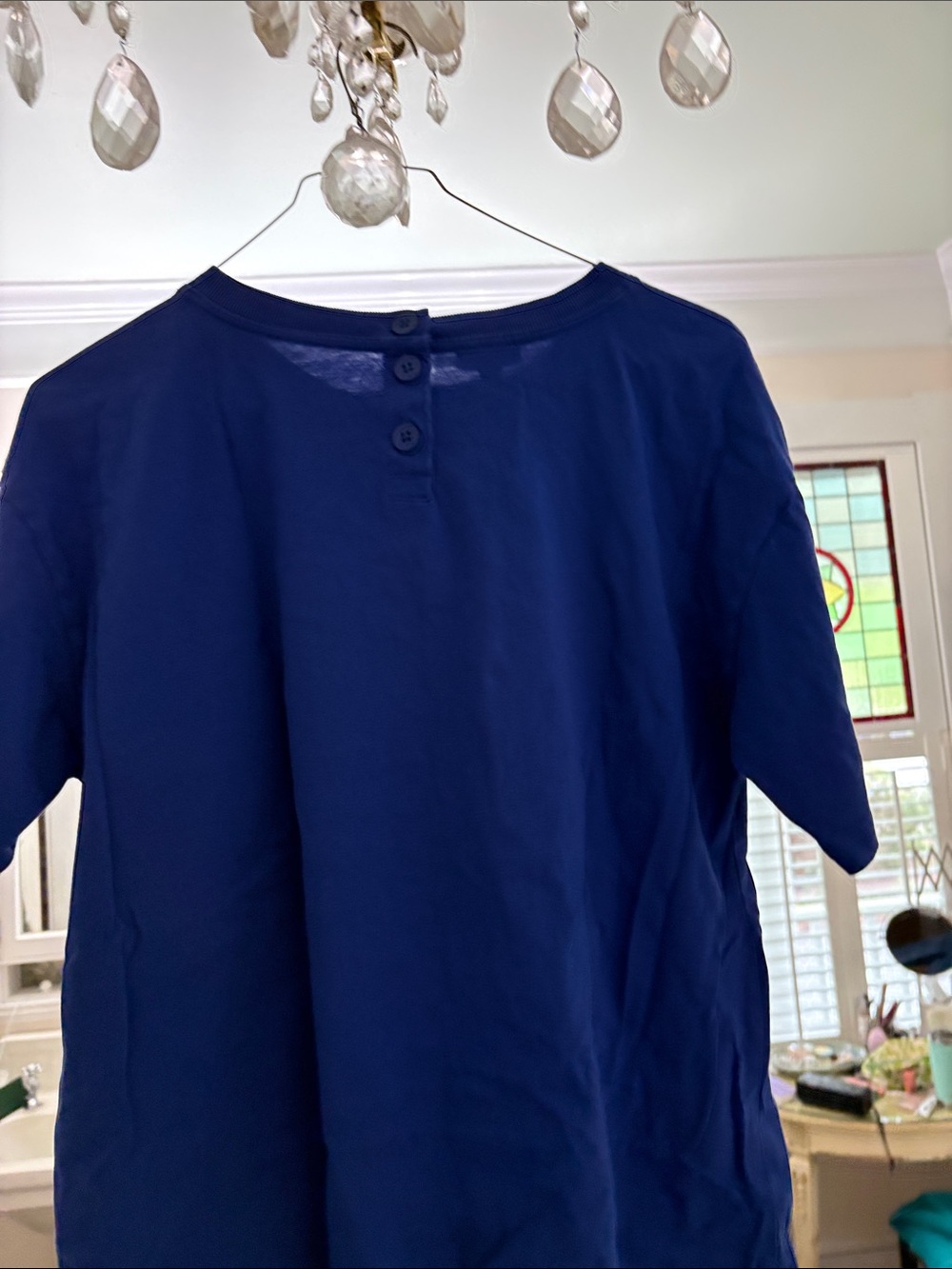 Talbots Bright Royal Blue Crewneck Tee